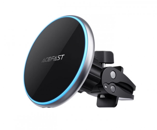 Автодержатель AceFast D3 Qi 15W Black with MagSafe